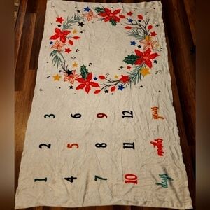 BABY Milestone Month Day Year Calendar Photo Blanket